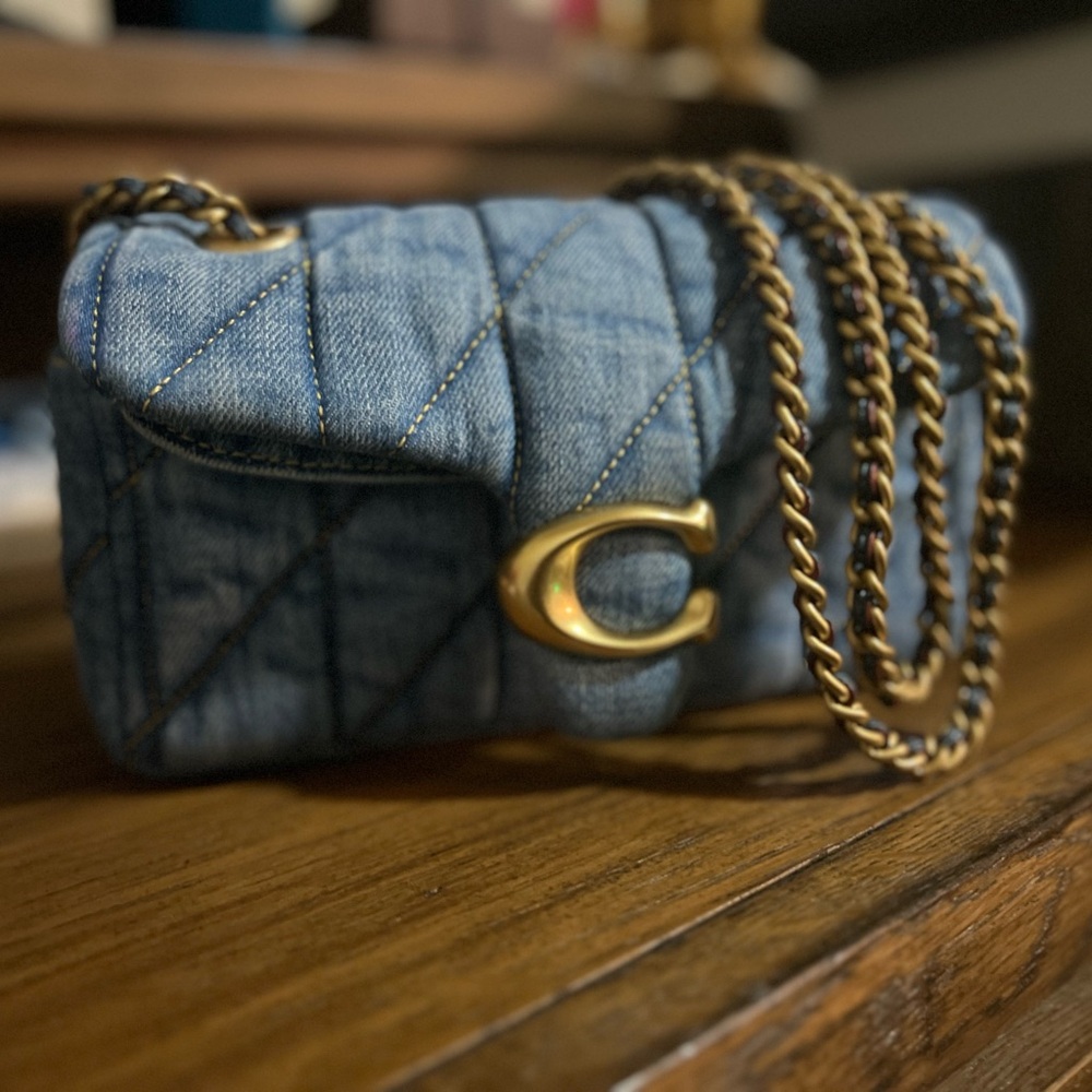 Coach Tabby Shoulder Bag 20 Denim